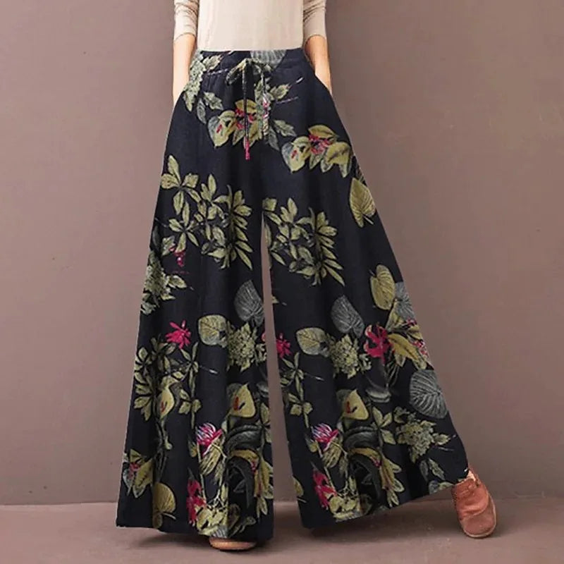 Calça Marieta - Estampa floral queridinha das trendsetters (tendência francesa)