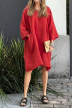 Vestido Milena - O queridinho das it girls em linho (tendência grega)