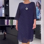 Vestido Audrey - O chiffon mais desejado para o inverno 2026 (tendência italiana)