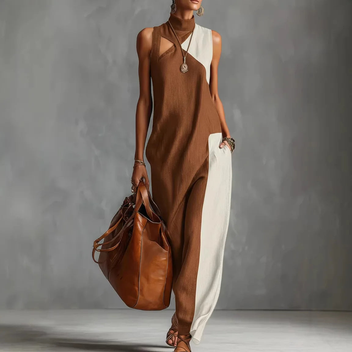 Vestido Artemisa - O Must-have das trandsetters em linho (tendência gerga)