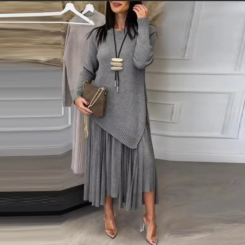 Conjunto Flora - Vestido + blusa em alta para o inverno 2026 (tendência francesa)