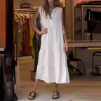 Vestido Luna - Tendência americana em linho (queridinho das it girls)