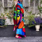 Vestido Carolina - A expressão artística preferida das fashionistas (tendência europeia)
