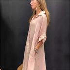 Vestido Benedita - Linho de alta qualidade (tendência grega)