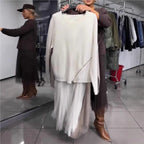 Conjunto Brenda - Vestido + suéter perfeito para o outono inverno 2026 (tendência americana)