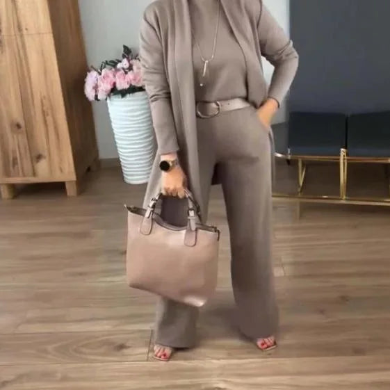 Conjunto Lilian - O must-have de 3 peças para o outono inverno 2026 (tendência americana)