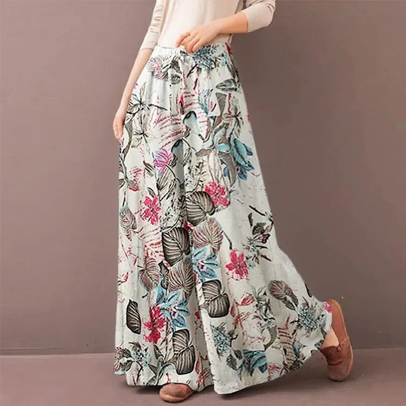Calça Marieta - Estampa floral queridinha das trendsetters (tendência francesa)