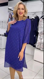 Vestido Audrey - O chiffon mais desejado para o inverno 2026 (tendência italiana)