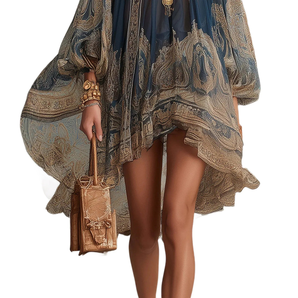 Vestido Ylva - O best choice mais amado pelas style mavens em chiffon (tendência francesa)