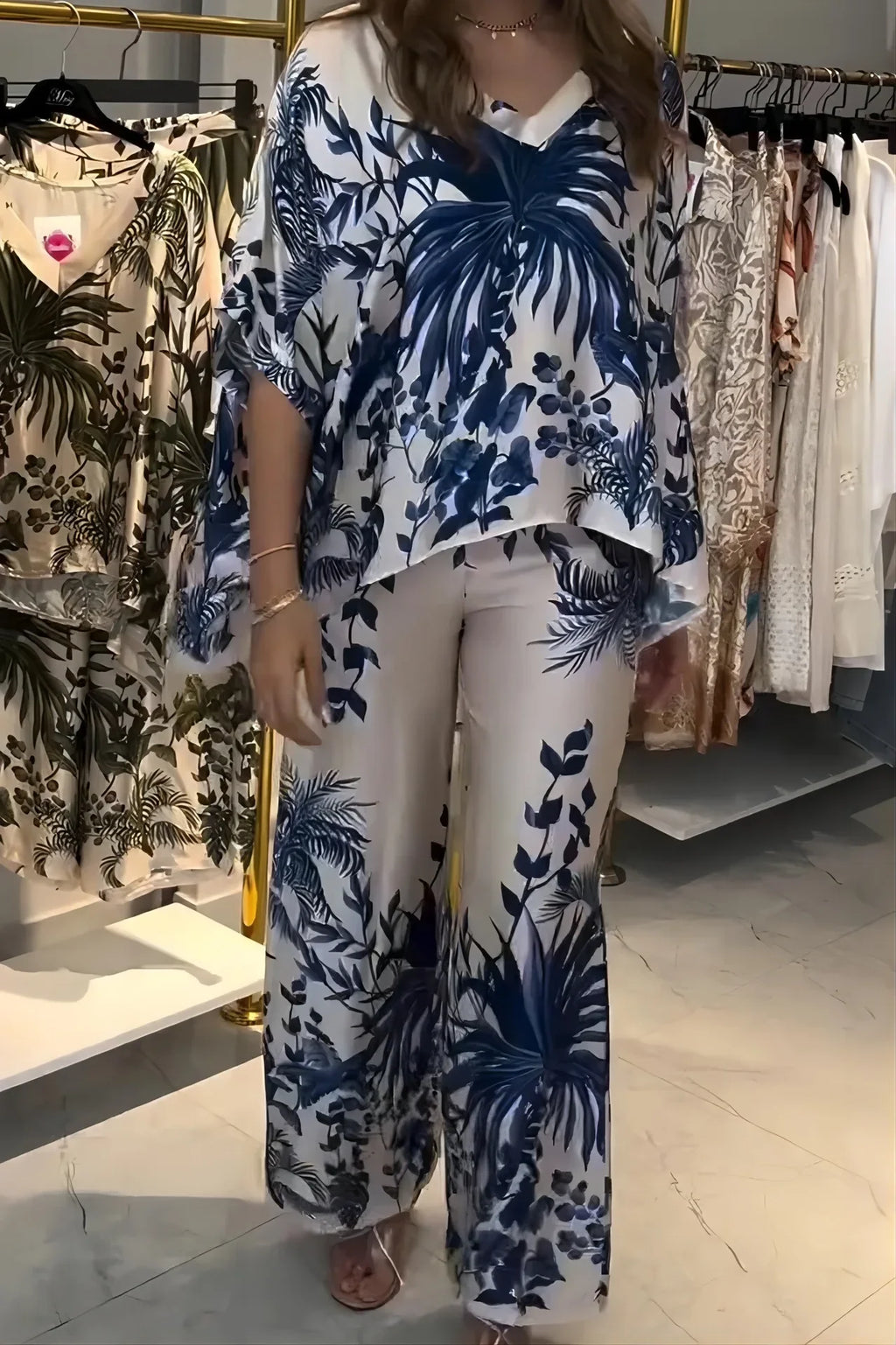 Conjunto Eleonora - O preferido das style mavens em cetim (tendência francesa)