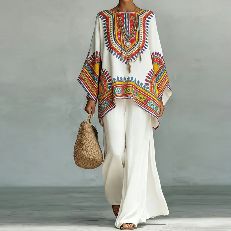 Conjunto Liana - O boho art mais amado pelas famosas europeias (tendência italiana)