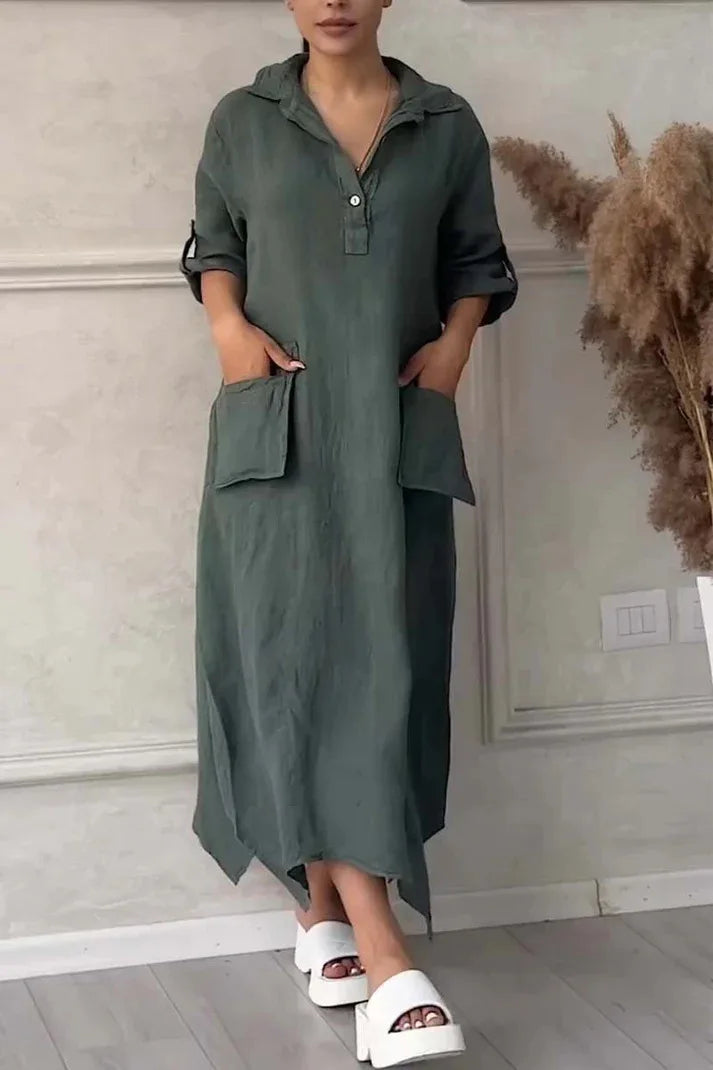 Vestido Vanessa - O linho preferido das chic leaders (tendência grega)