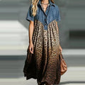 Vestido Apolline - O jeans + estampa mais amado pelas style mavens (tendência francesa)
