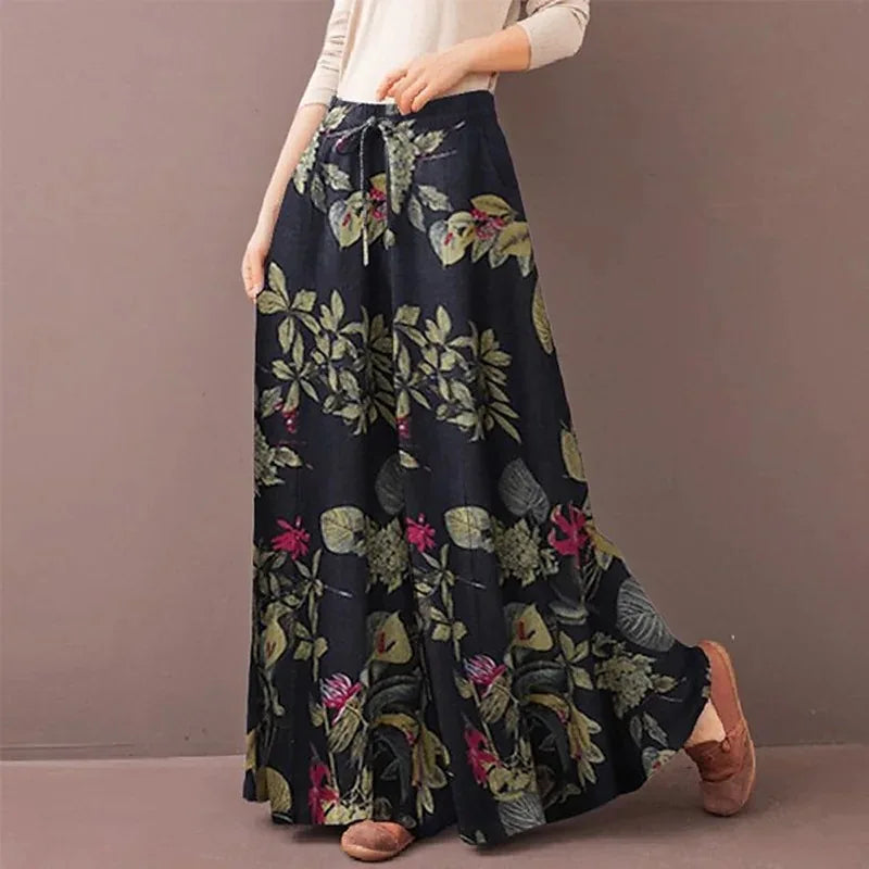 Calça Marieta - Estampa floral queridinha das trendsetters (tendência francesa)