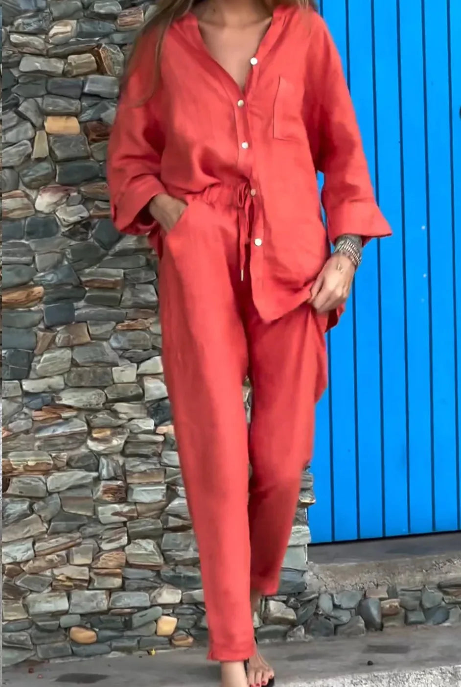 Conjunto Dêssa - Sofisticação e Luxuosidade em Linho (Predileto das Famosas)