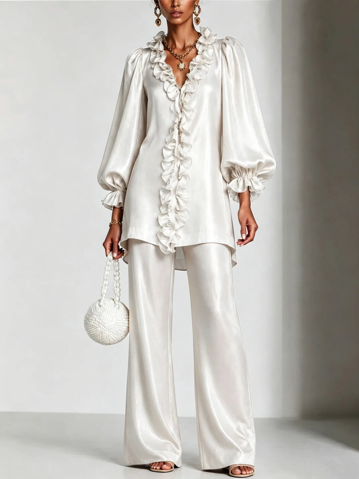 Conjunto Nerina - O cetim mais desejado pelas style mavens europeiras