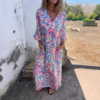 Vestido Antonella - Estampado fluido queridinho das trendqueens (tendência americana)