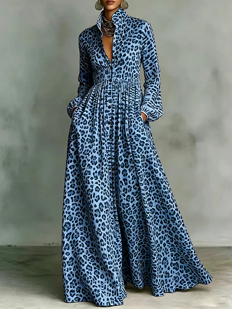 Vestido Aracéli - O leopard print mais desejado pelas trendsetters (tendência francesa)