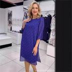Vestido Audrey - O chiffon mais desejado para o inverno 2026 (tendência italiana)