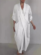 Vestido Solange - Fluido assimétrico queridinho das blogueiras (tendência Italiana)