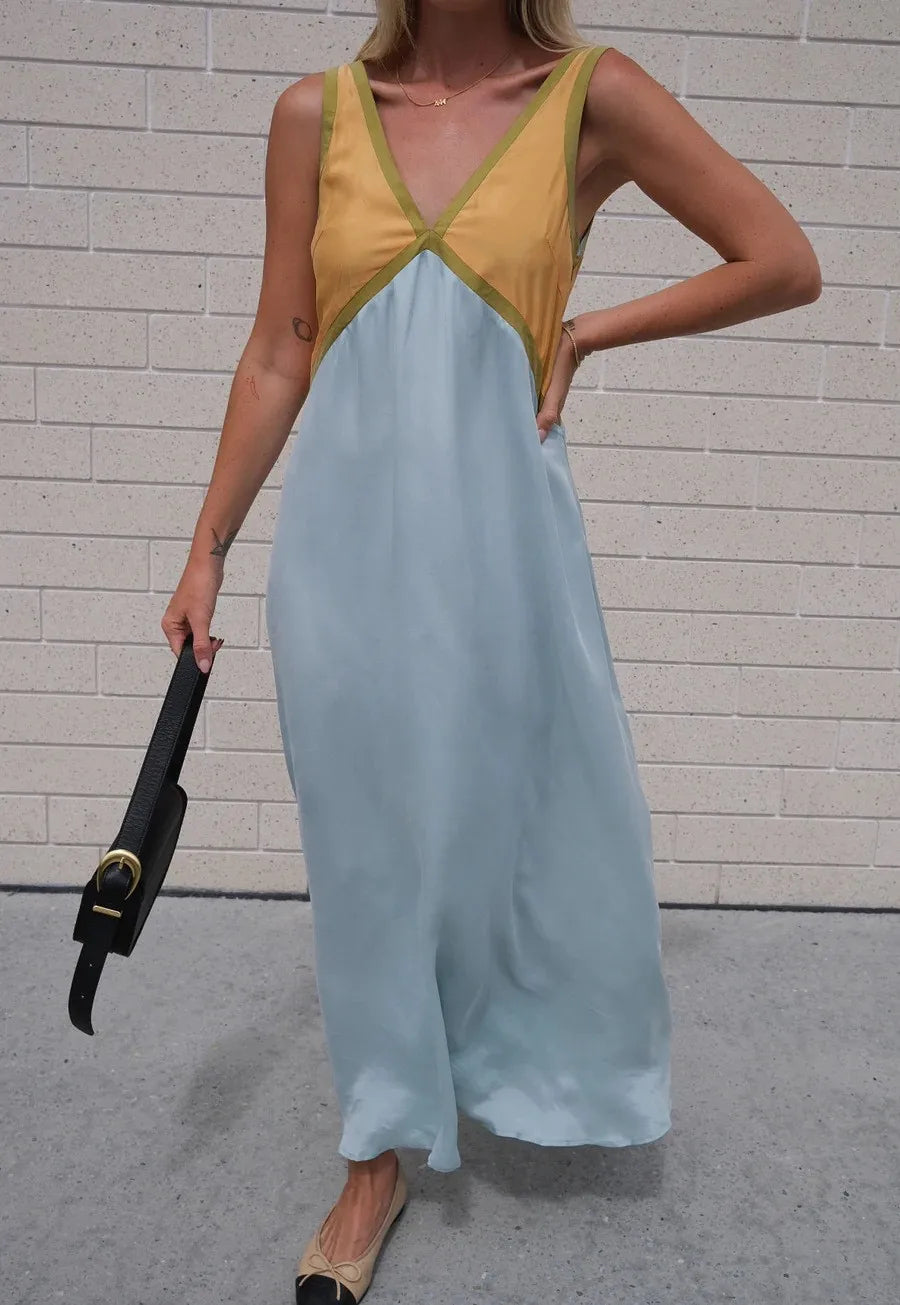Vestido Suzana - O bicolor preferido das trendsetters (tendência Italiana)