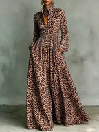 Vestido Aracéli - O leopard print mais desejado pelas trendsetters (tendência francesa)