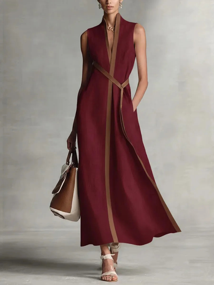 Vestido Leonor - Seu top choice em linho high quality (tendência grega)