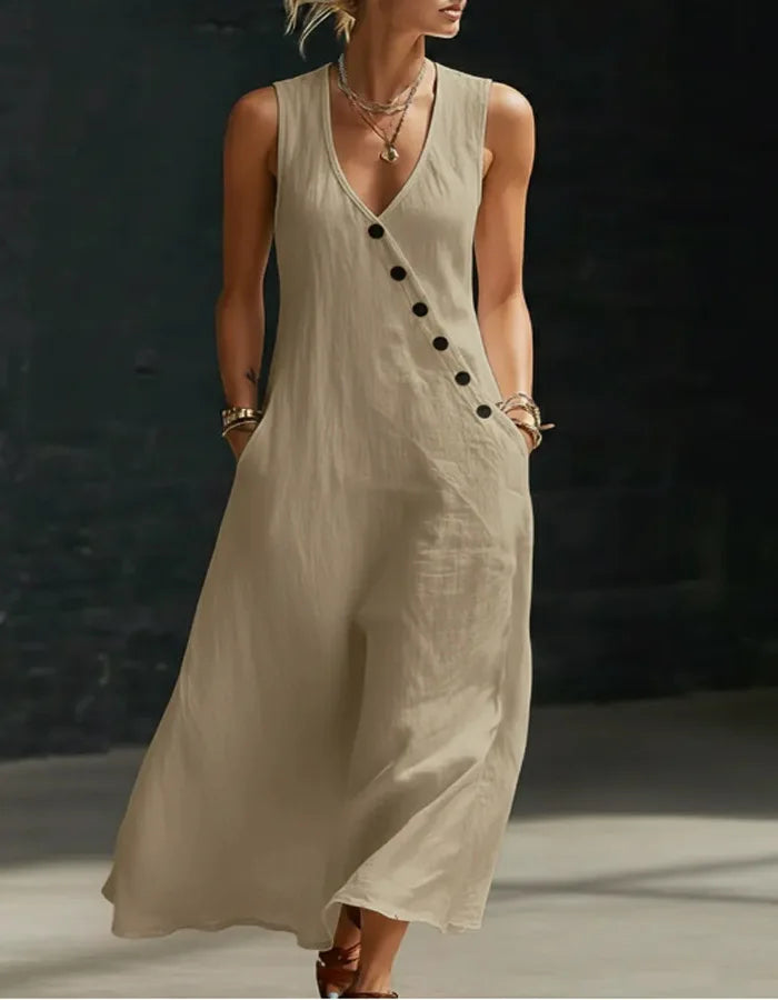 Vestido Feur - o queridinho das style queens em linho (tendência grega)