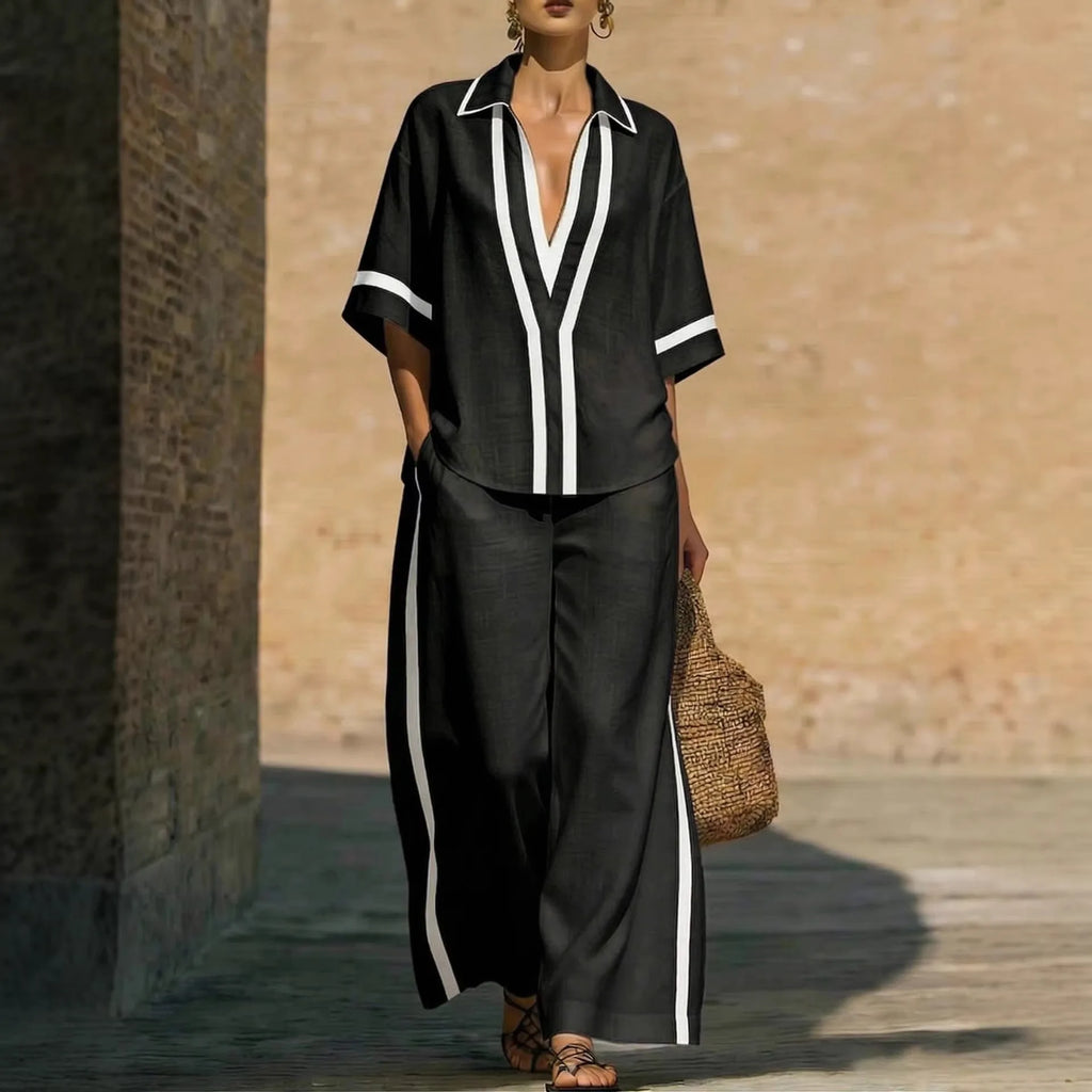 Conjunto Tamires - Seu must-have 2026 em linho (tendência grega)