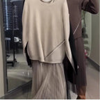 Conjunto Brenda - Vestido + suéter perfeito para o outono inverno 2026 (tendência americana)