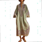 Vestido Caren - Boho chic preferido das glam leaders (tendência grega)
