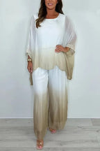 Conjunto Daniela - Chiffon em degradê must-have 2026 (tendência italiana)