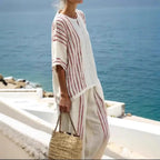 Conjunto Erica -Alta qualidade em linho preferido das style mavens (tendência grega)
