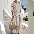 Conjunto Erica -Alta qualidade em linho preferido das style mavens (tendência grega)