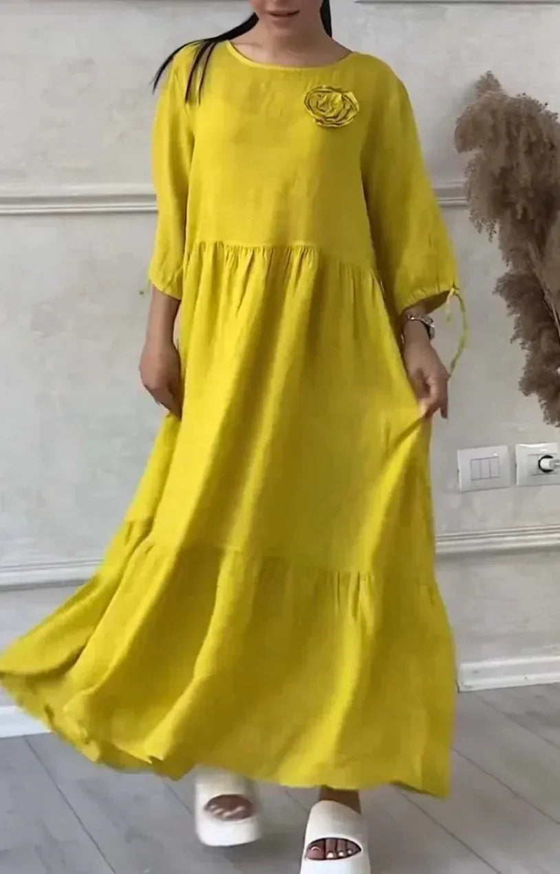 Vestido Rubia - Seu queridinho em linho (tendência italiana)