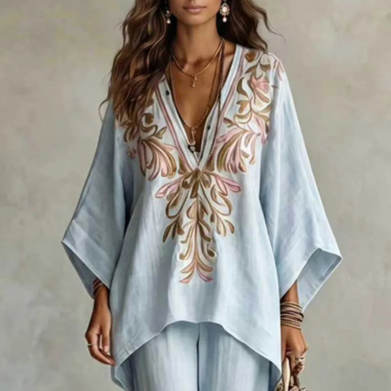 Conjunto Vendella - O Boho chic mais desejado pelas it girls europeias (tendência francesa)