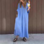 Vestido Conceição - O must-have em linho premium (tendência grega)