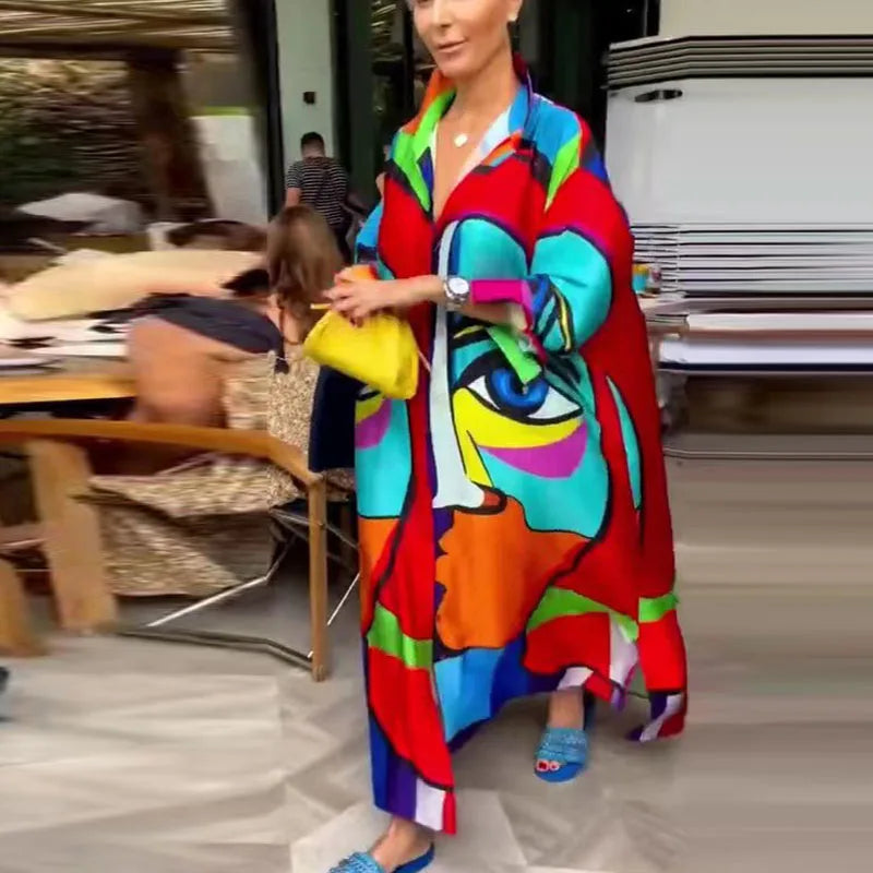 Vestido Carolina - A expressão artística preferida das fashionistas (tendência europeia)