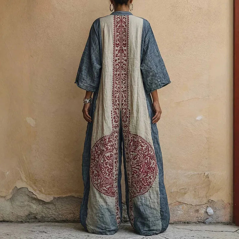 Macacão Deise - O boho vintage preferido das style mavens (tendência grega)