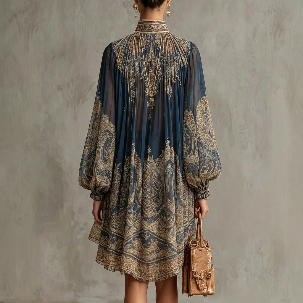 Vestido Ylva - O best choice mais amado pelas style mavens em chiffon (tendência francesa)