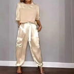 Conjunto Valeria - O puro cetim mais amado pelas trendsetters europeias