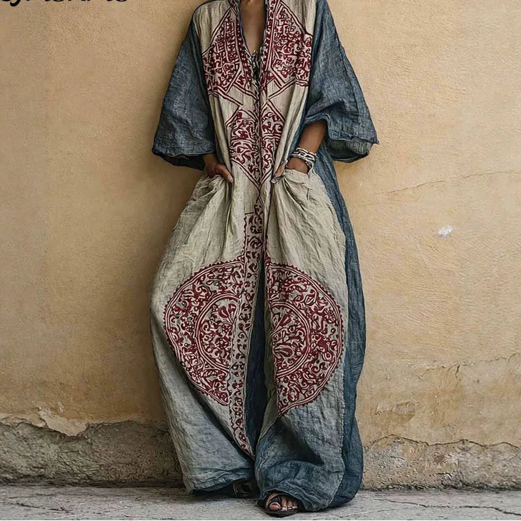 Macacão Deise - O boho vintage preferido das style mavens (tendência grega)