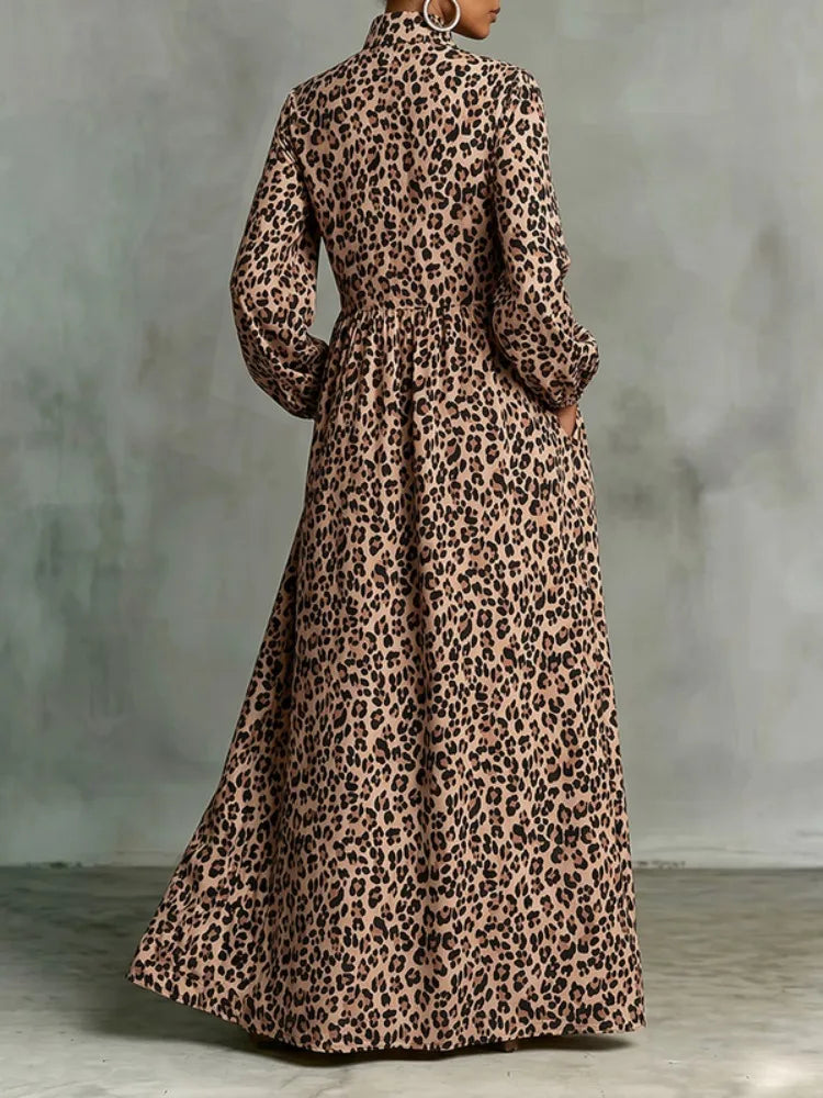 Vestido Aracéli - O leopard print mais desejado pelas trendsetters (tendência francesa)