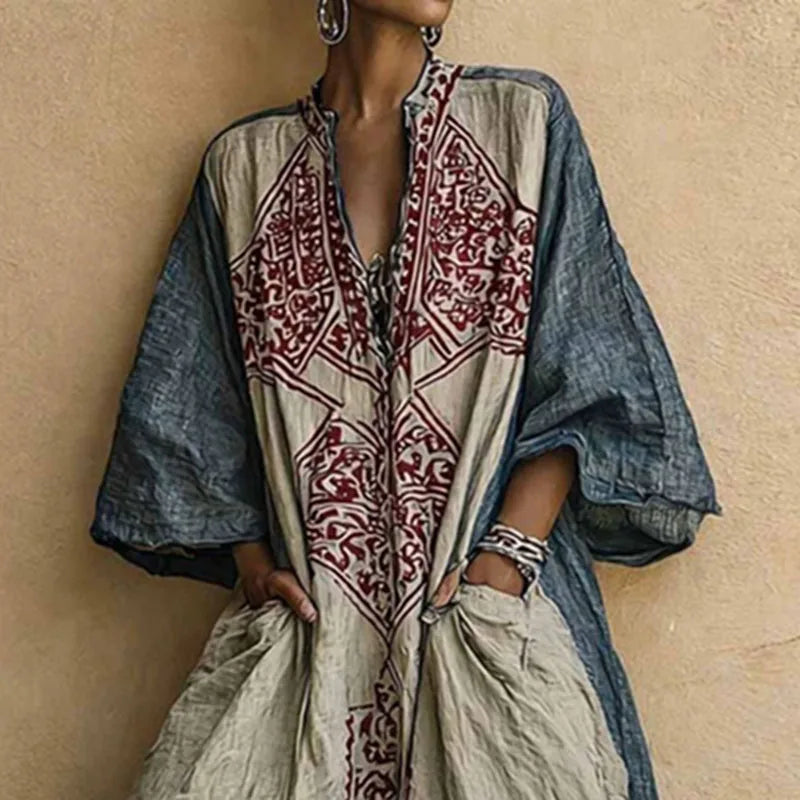 Macacão Deise - O boho vintage preferido das style mavens (tendência grega)
