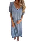 Vestido Luiza - Alto poder em linho (tendência americana)
