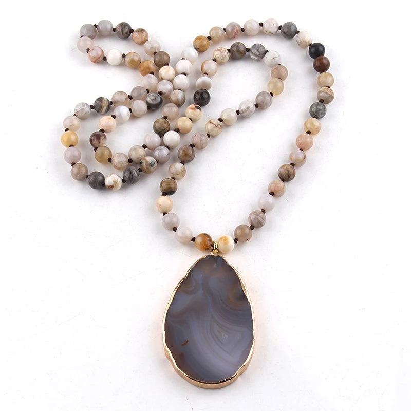Colar Giana - Fashion boho combina com seu linho (tendência grega)