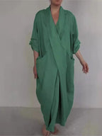 Vestido Solange - Fluido assimétrico queridinho das blogueiras (tendência Italiana)