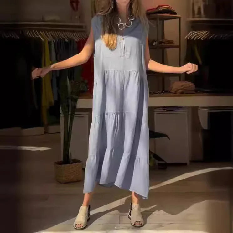 Vestido Luna - Tendência americana em linho (queridinho das it girls)