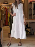 Vestido Luna - Tendência americana em linho (queridinho das it girls)