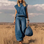 Conjunto Damaris - O seu ultimate pick em jeans (tendência americana)